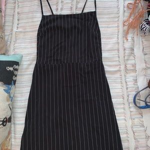 Fabric overall dress